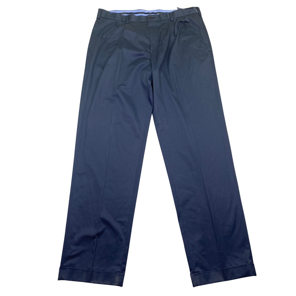 Brooks Brothers Mens Elliot Fit Lightweight‎ Advantage Chino Navy Blue Sz 38 NWT